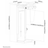 Neomounts BY NEWSTAR CPU HOLDER (HEIGHT PC: 39-54 CM / WIDTH PC: 13-23 CM)