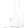 Neomounts BY NEWSTAR CPU HOLDER (WALL MOUNT / DEPTH: 12-21 CM)