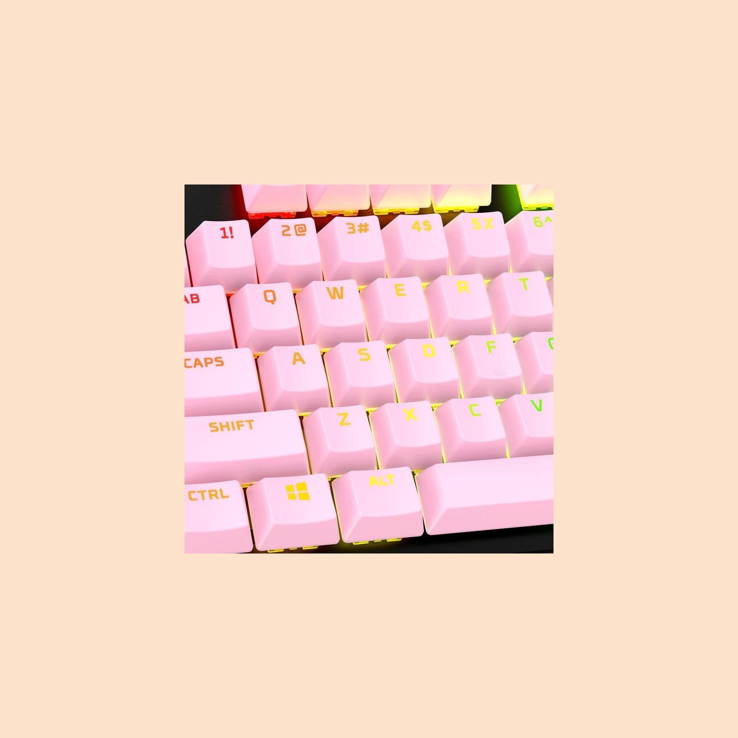Hyperx KEYBOARD ACC KEYCAPS GAMING/PINK 519T9AA#ABA HYPERX