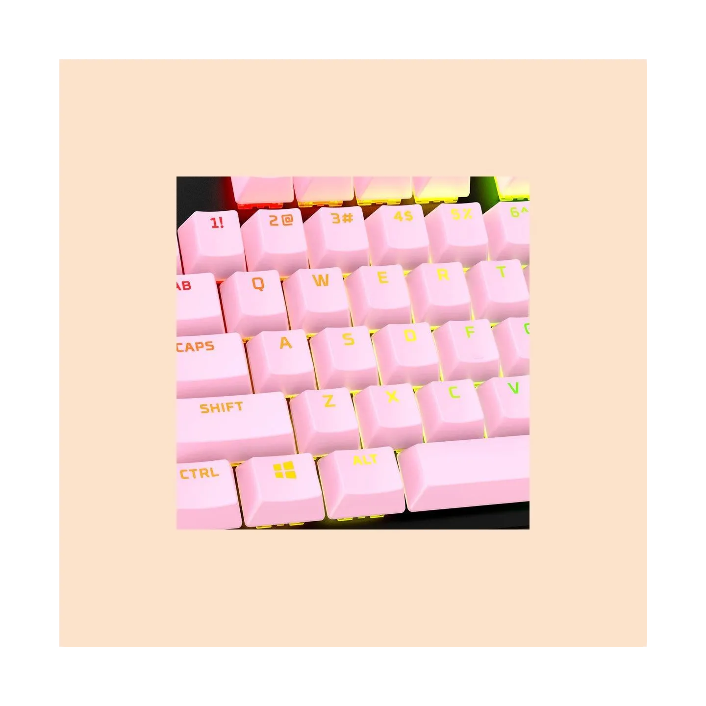 Hyperx KEYBOARD ACC KEYCAPS GAMING/PINK 519T9AA#ABA HYPERX