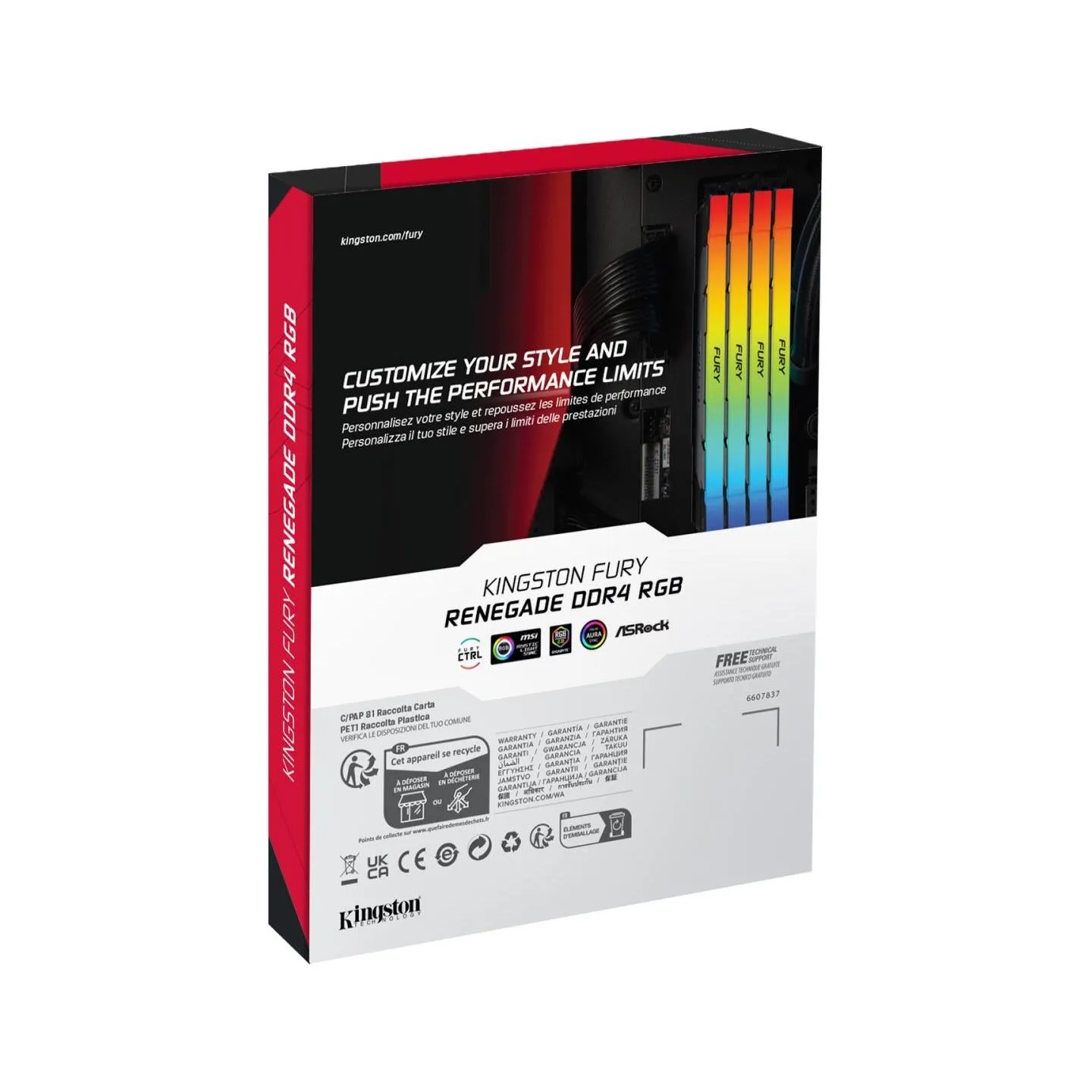 Kingston MEMORY DIMM 16GB PC28800 DDR4/K2 KF436C16RB2AK2/16 KINGSTON