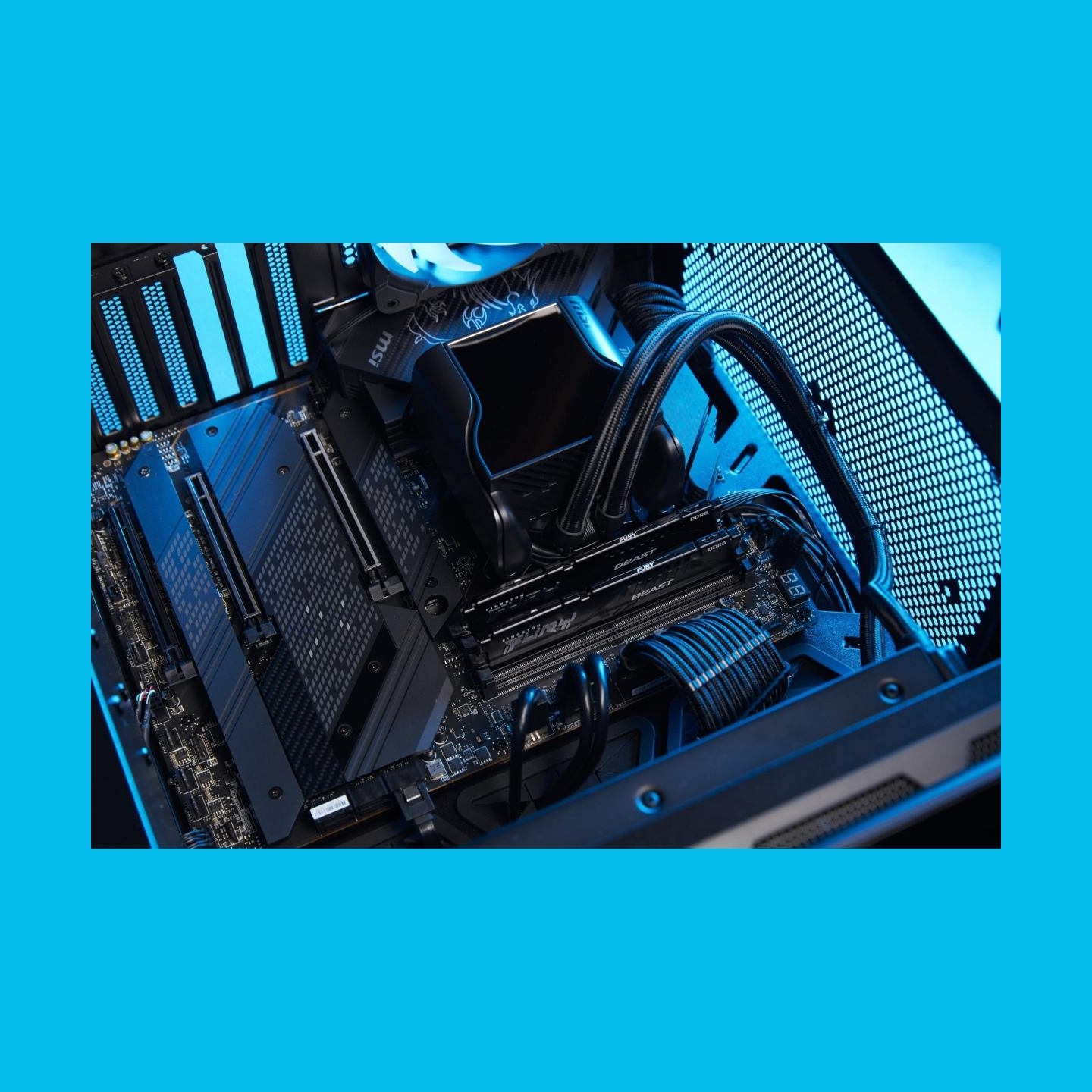Kingston Memory DDR5 Fury Beast Black 16GB(2 8GB)/6000 CL36 EXPO