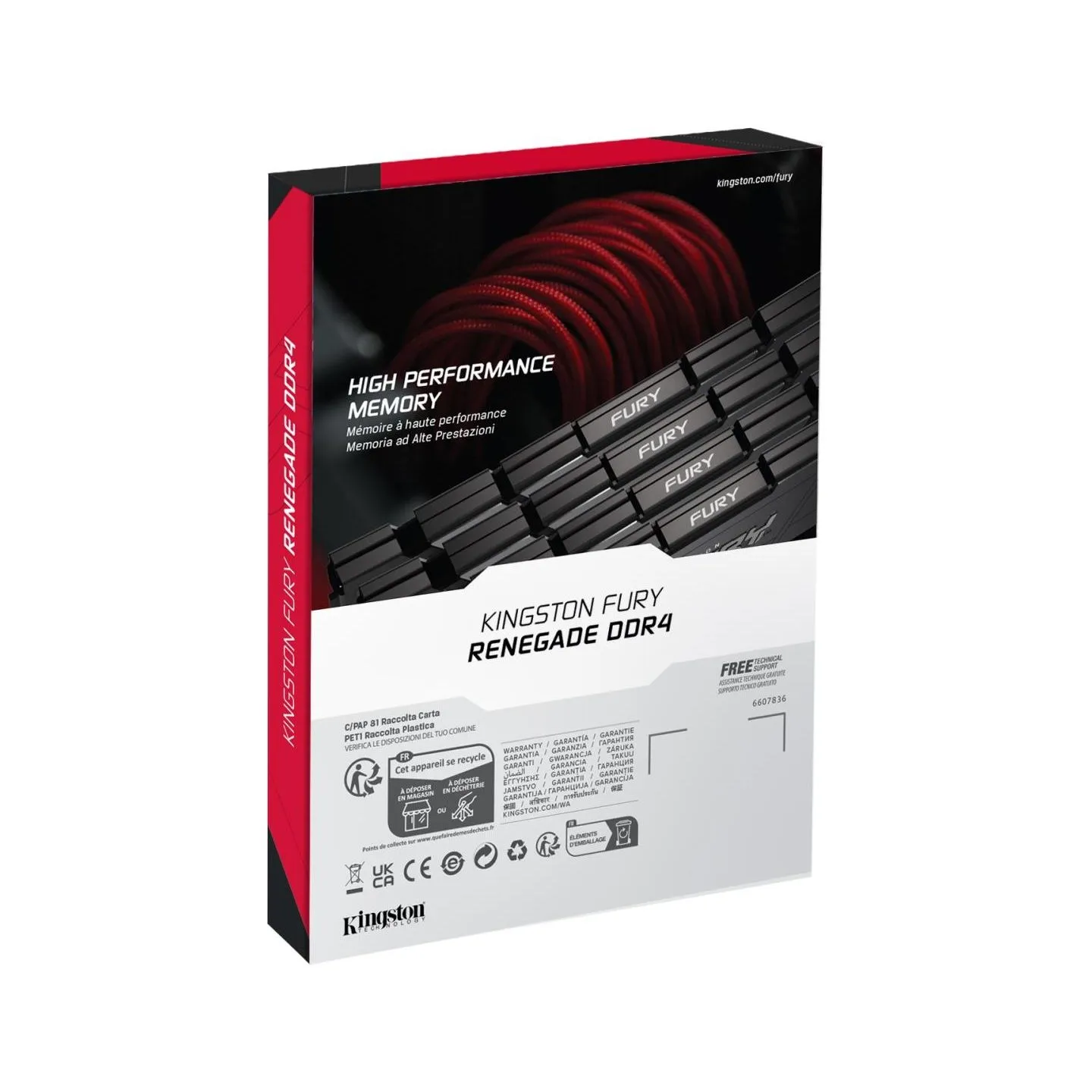 Kingston MEMORY DIMM 32GB PC25600 DDR4/K2 KF432C16RB12K2/32 KINGSTON