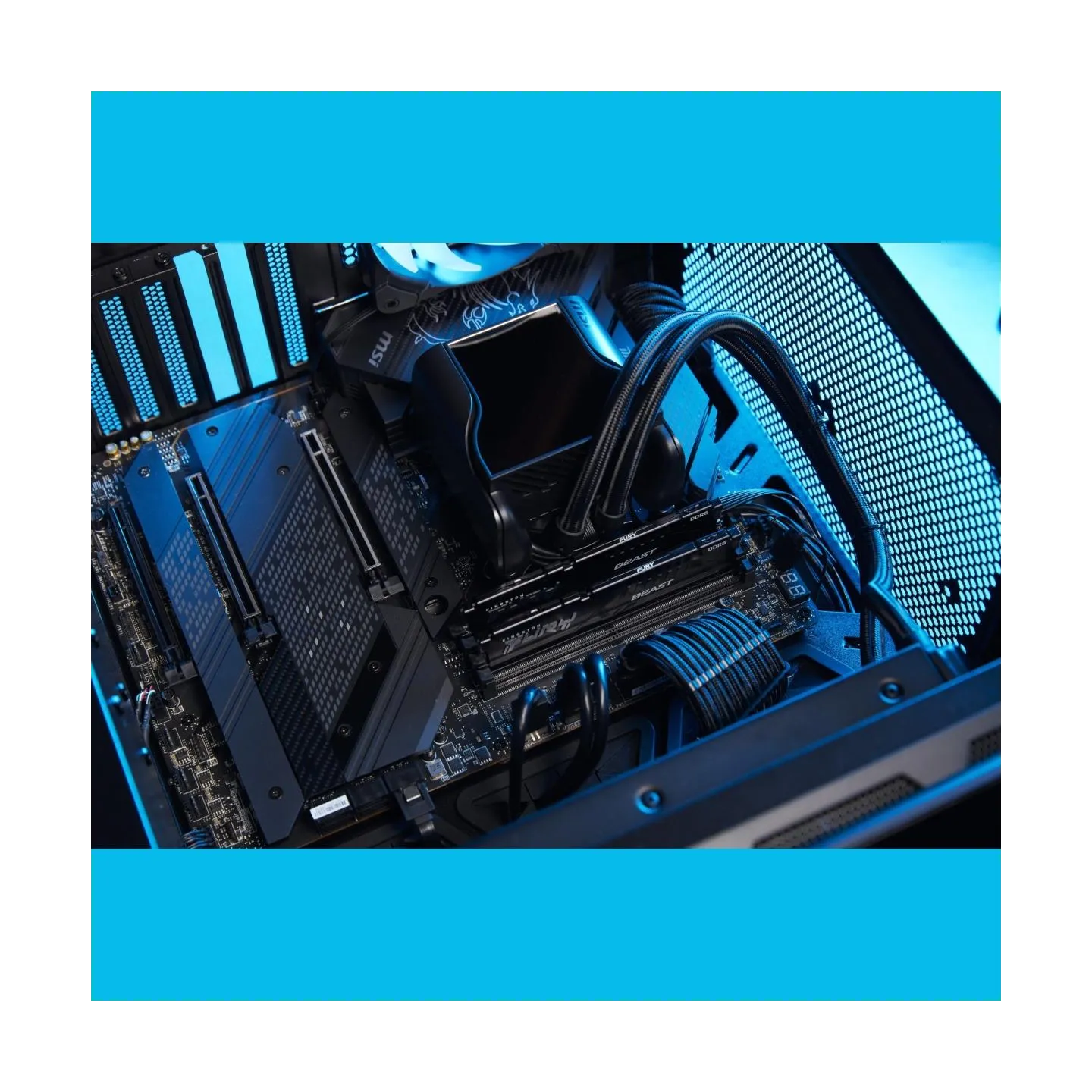 Kingston Memory DDR5 Fury Beast 32GB(1*32GB)/6000 CL36 black
