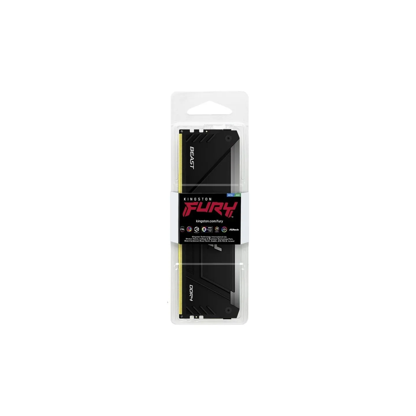 Kingston | FURY Beast RGB | 32 GB | DDR4 | 1600 MHz | PC/server | Registered No | ECC No