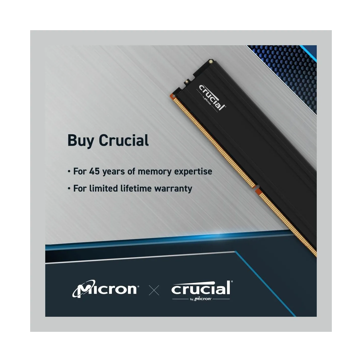 Crucial Memory DDR5 Pro 48GB/5600 (2*24GB) (24Gbit)