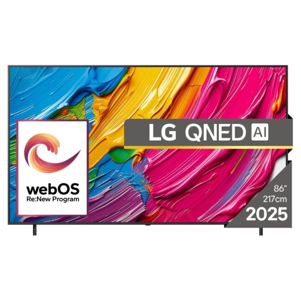 LG TV Set|LG|86"|4K/Smart|3840x2160|Wireless LAN|Bluetooth|webOS|Black|86QNED80A3A