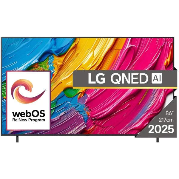 LG TV Set|LG|86"|4K/Smart|3840x2160|Wireless LAN|Bluetooth|webOS|Black|86QNED80A3A