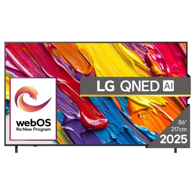 LG TV Set|LG|86"|4K/Smart|3840x2160|Wireless LAN|Bluetooth|webOS|Black|86QNED82A3B