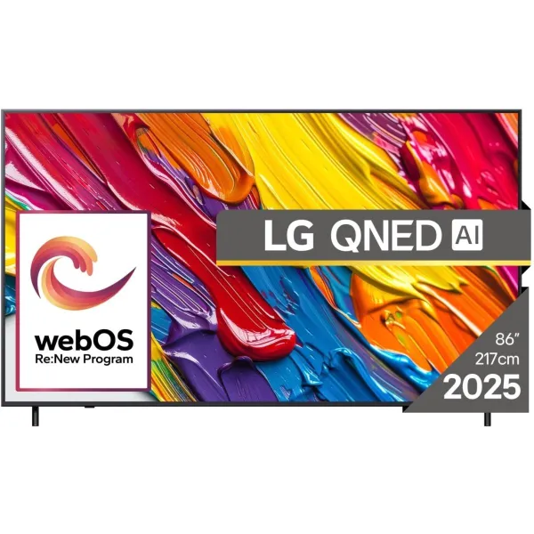 LG TV Set|LG|86"|4K/Smart|3840x2160|Wireless LAN|Bluetooth|webOS|Black|86QNED82A3B