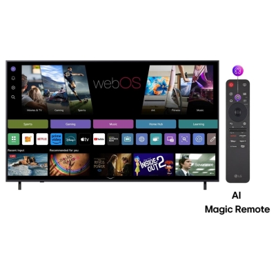 LG TV Set|LG|86"|4K/Smart|3840x2160|Wireless LAN|Bluetooth|webOS|Black|86QNED82A3B