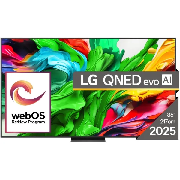 LG TV Set|LG|86"|4K/Smart|3840x2160|Wireless LAN|Bluetooth|webOS|Black|86QNED86A3A