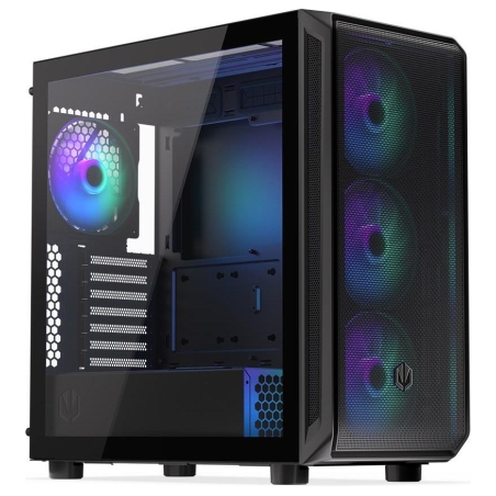 Endorfy Case|ENDORFY|Arx 700 ARGB|MidiTower|Case product features Transparent panel|Not included|ATX|MicroATX|MiniITX|Colour Bla