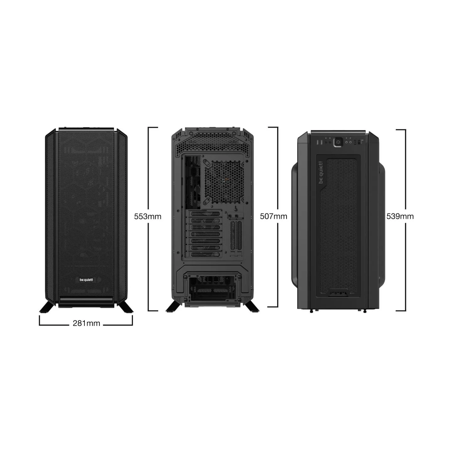 Be Quiet SILENT BASE 802 Black BG039