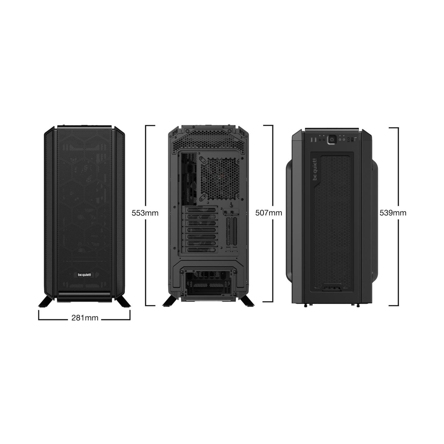Be Quiet SILENT BASE 802 Window Black BGW39