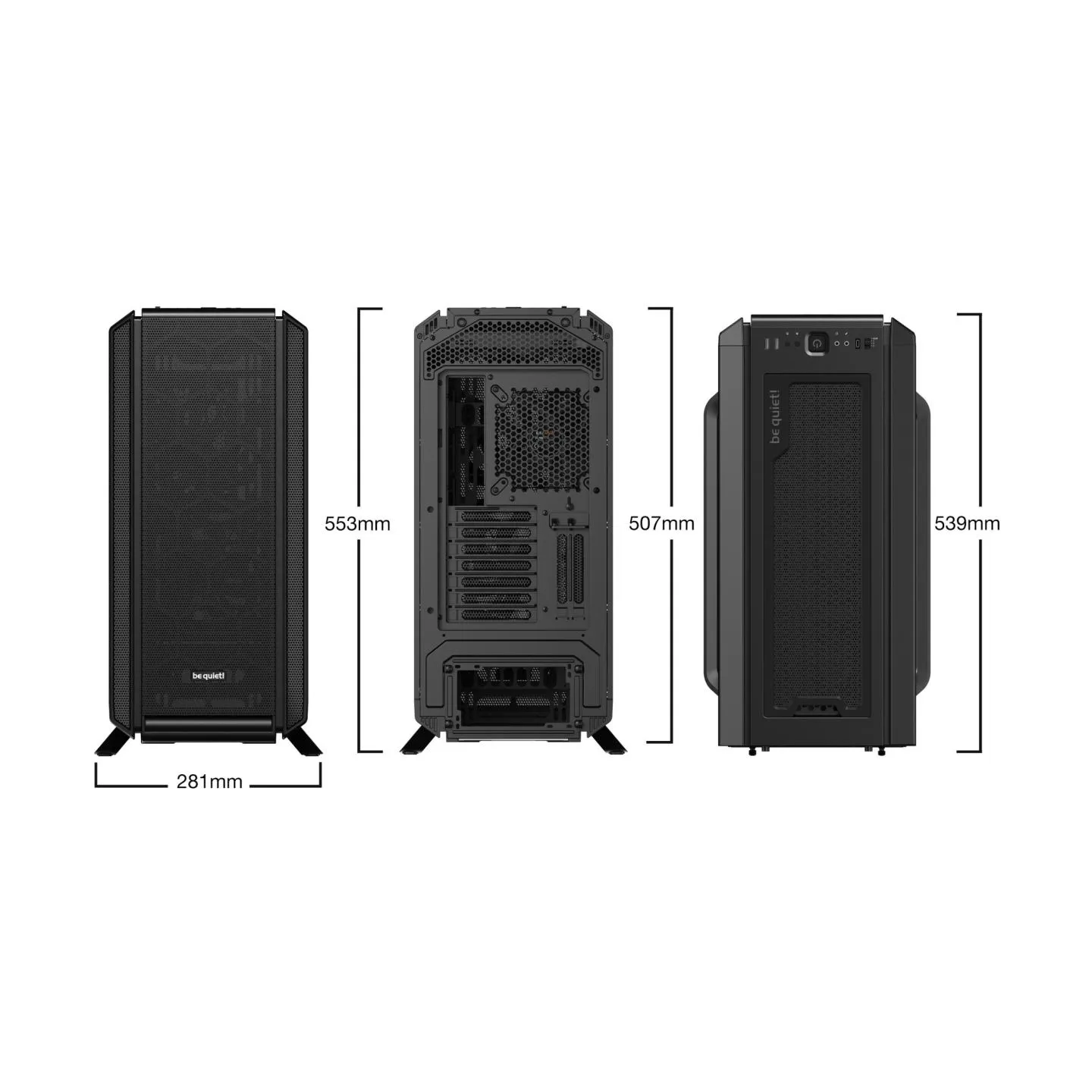 Be Quiet SILENT BASE 802 Window Black BGW39