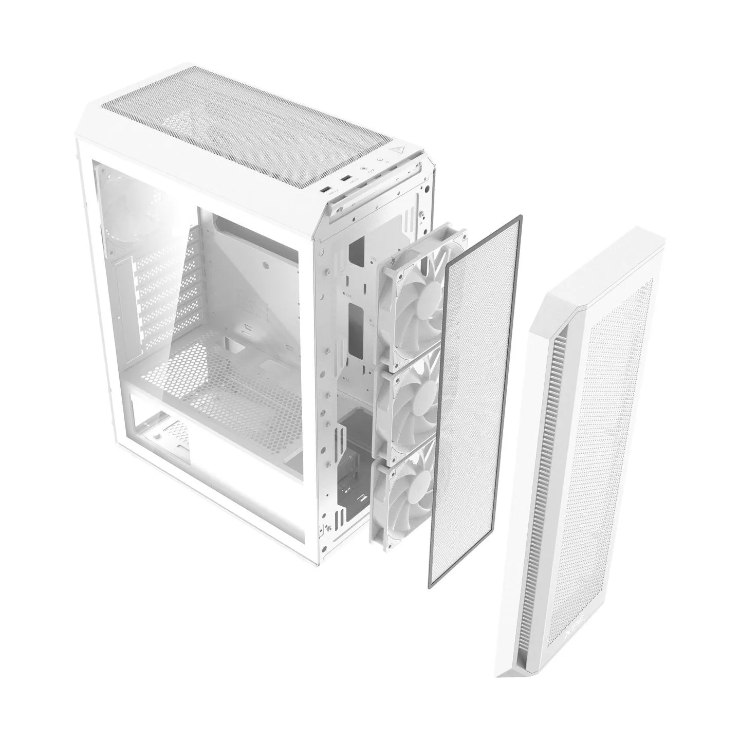 A-Data Case|ADATA|VALOR AIR PLUS MID|MidiTower|Case product features Transparent panel|ATX|MicroATX|MiniITX|Colour White|VALORAI