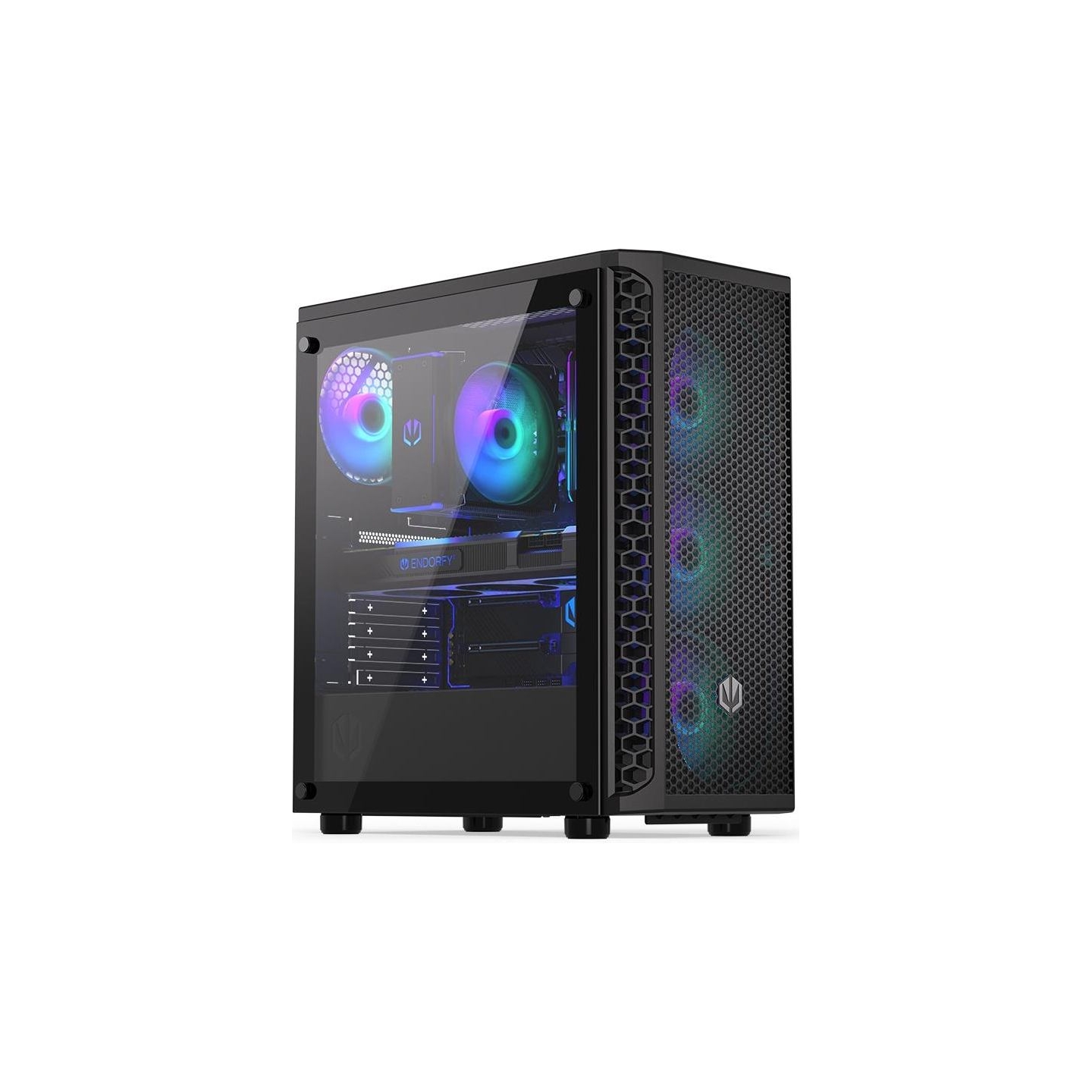 Endorfy Case|ENDORFY|Signum 300 ARGB|MidiTower|Case product features Transparent panel|Not included|ATX|MicroATX|MiniITX|Colour 