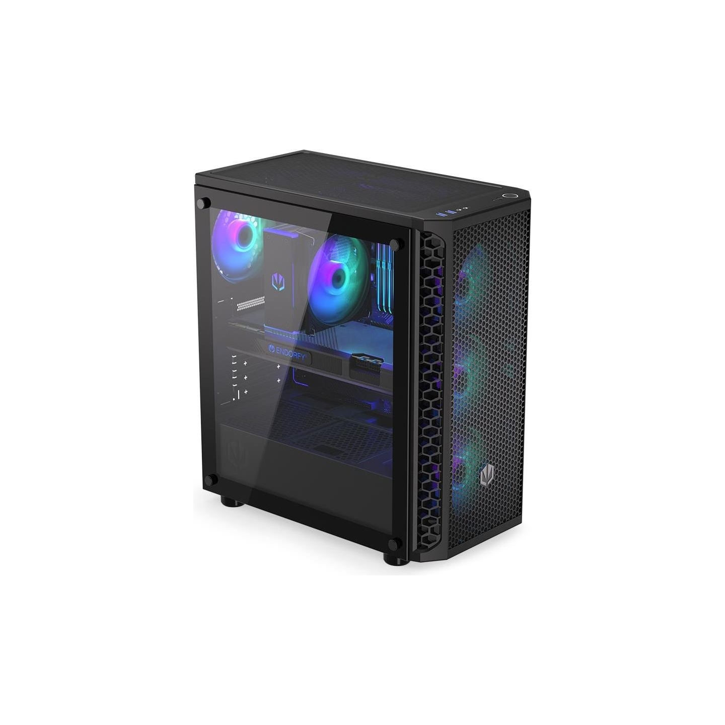 Endorfy Case|ENDORFY|Signum 300 ARGB|MidiTower|Case product features Transparent panel|Not included|ATX|MicroATX|MiniITX|Colour 