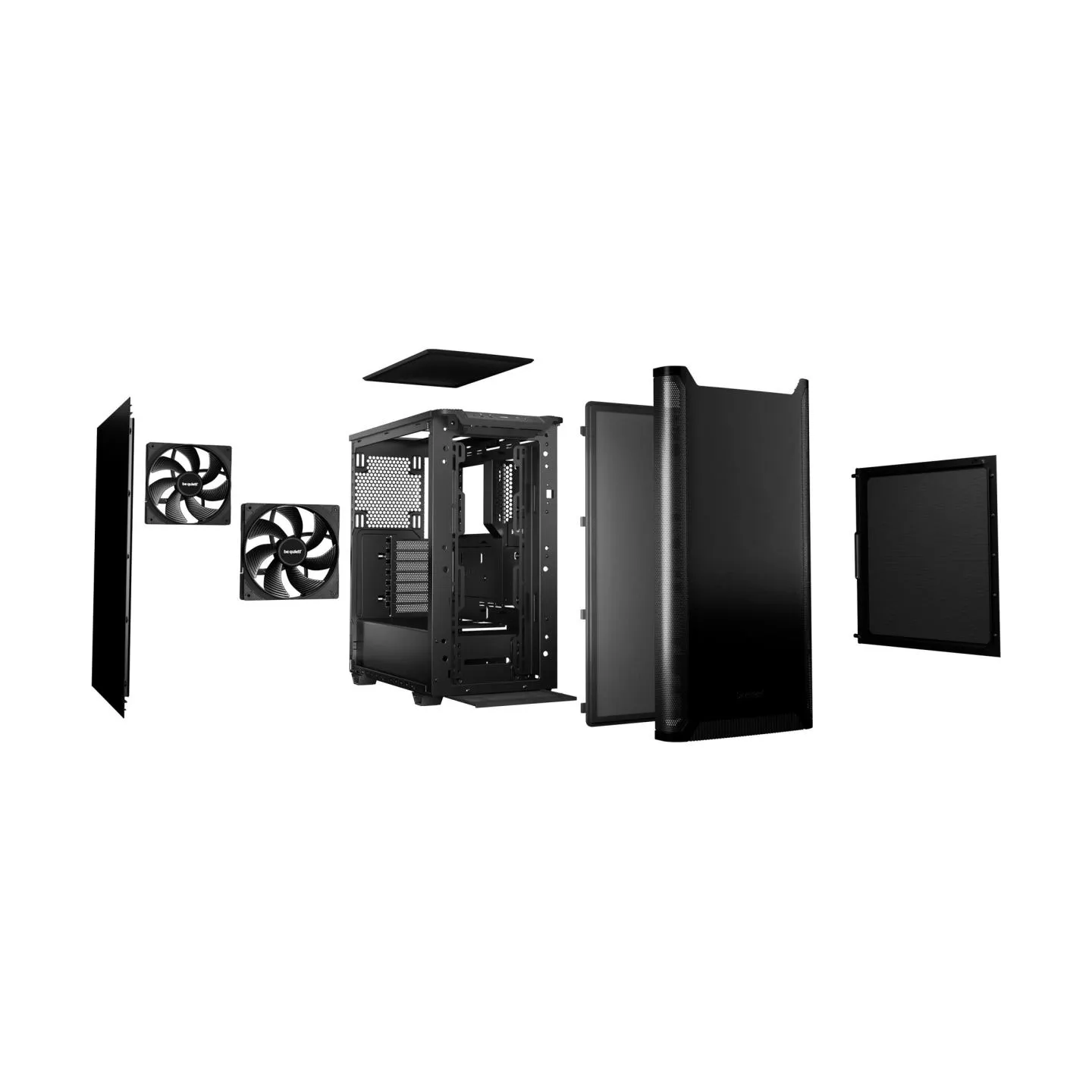 Be Quiet Case|BE QUIET|PURE BASE 501|MidiTower|ATX|MicroATX|MiniITX|Colour Black|BG073