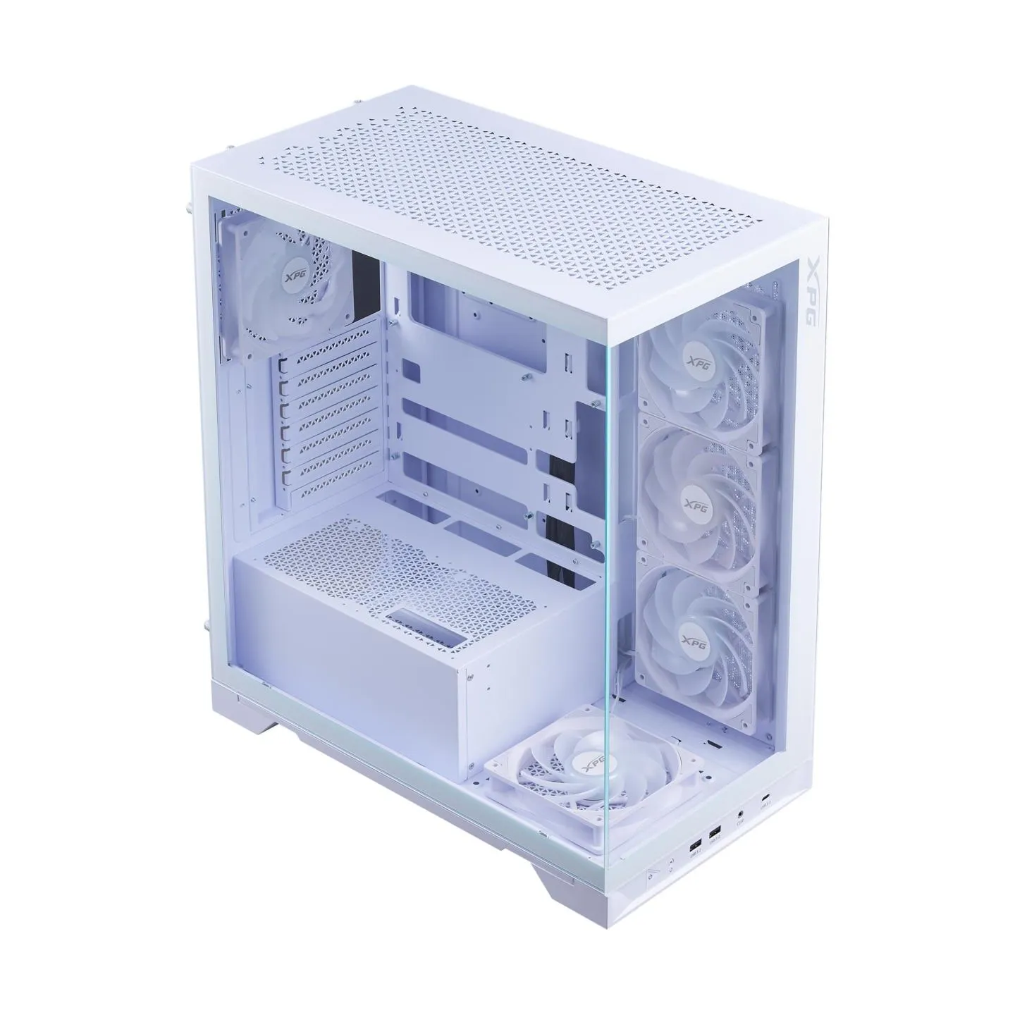 A-Data Case|ADATA|INVADER X BTF|MidiTower|Case product features Transparent panel|ATX|MicroATX|MiniITX|Colour White|INVADERXBTFM