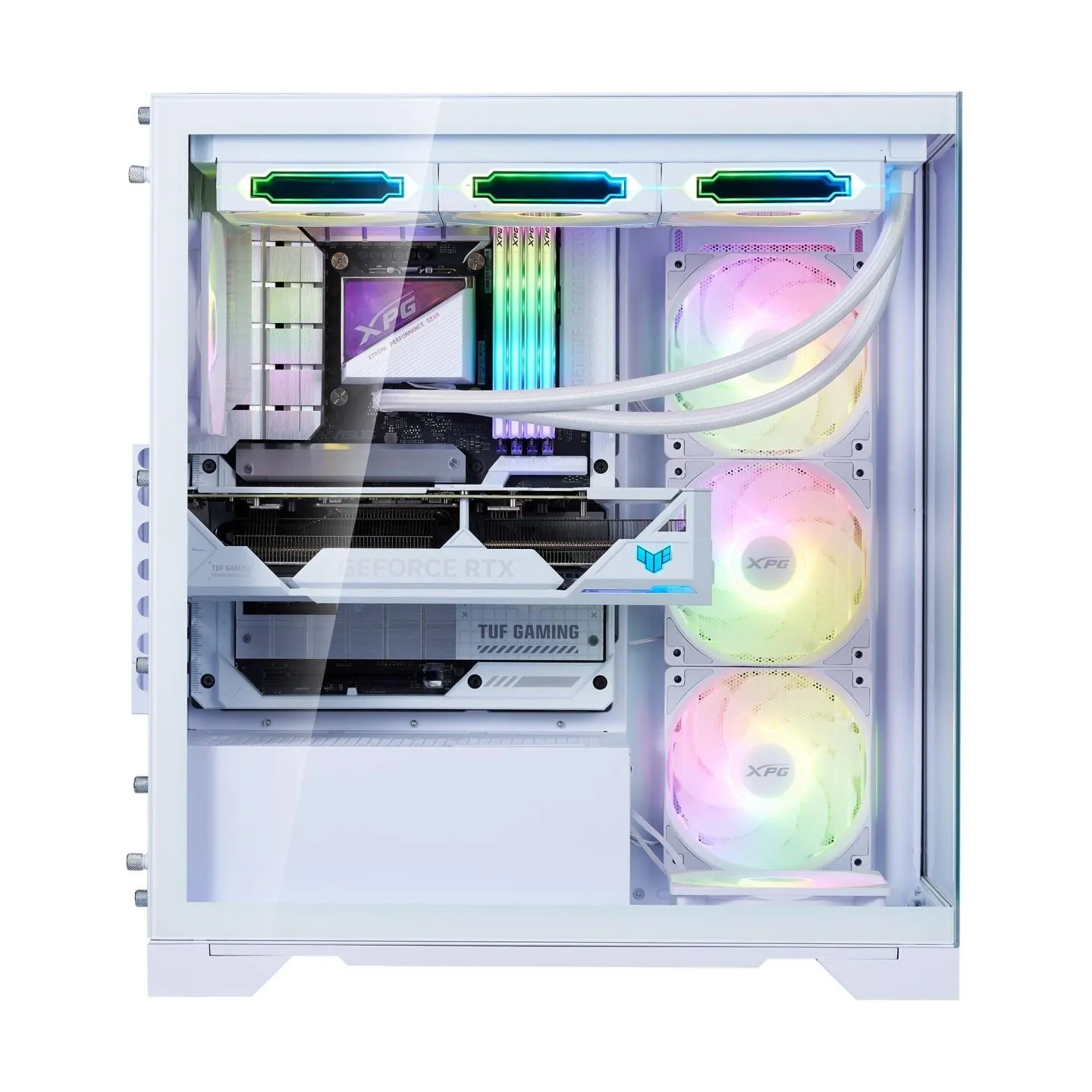 A-Data Case|ADATA|INVADER X BTF|MidiTower|Case product features Transparent panel|ATX|MicroATX|MiniITX|Colour White|INVADERXBTFM