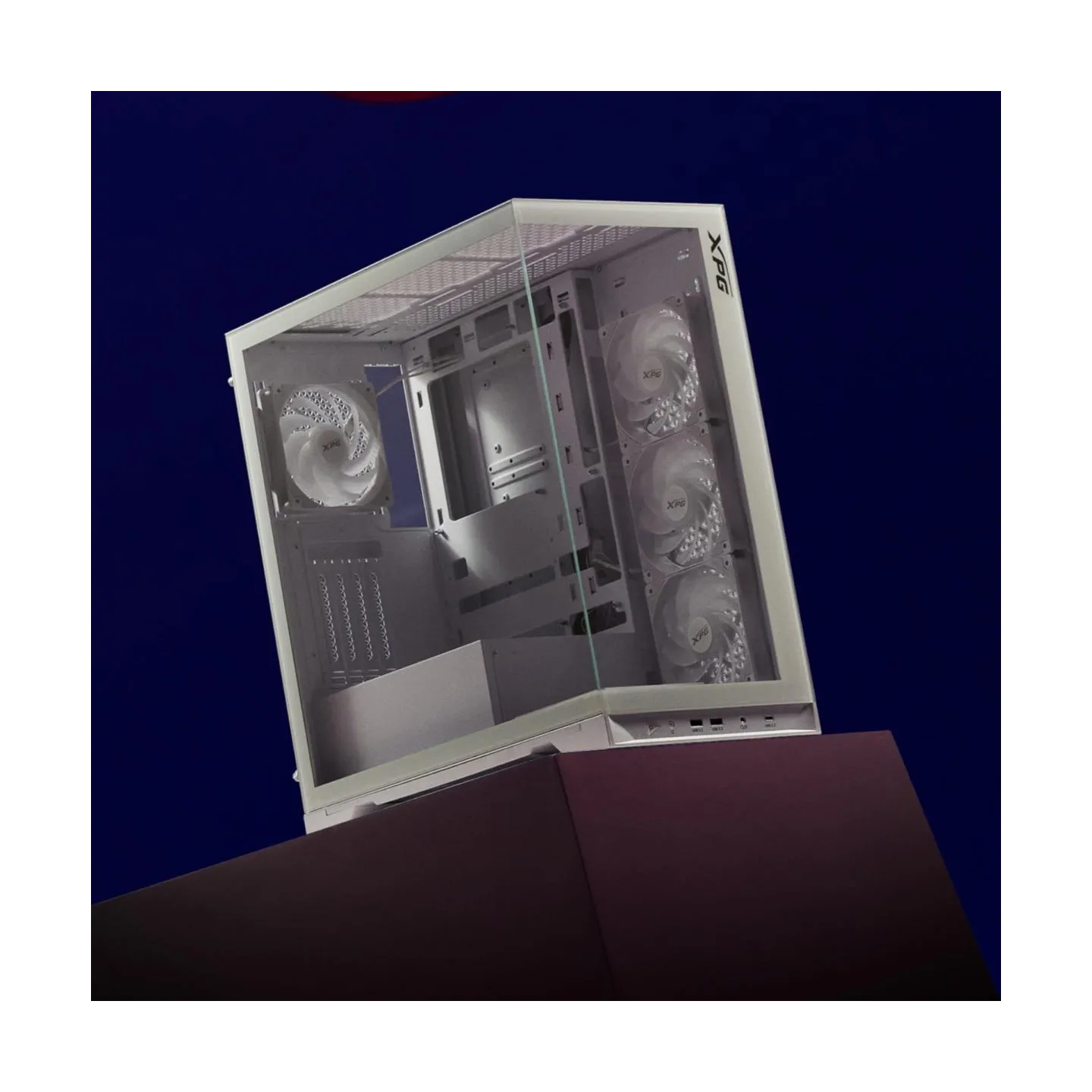 A-Data Case|ADATA|INVADER X BTF|MidiTower|Case product features Transparent panel|ATX|MicroATX|MiniITX|Colour White|INVADERXBTFM