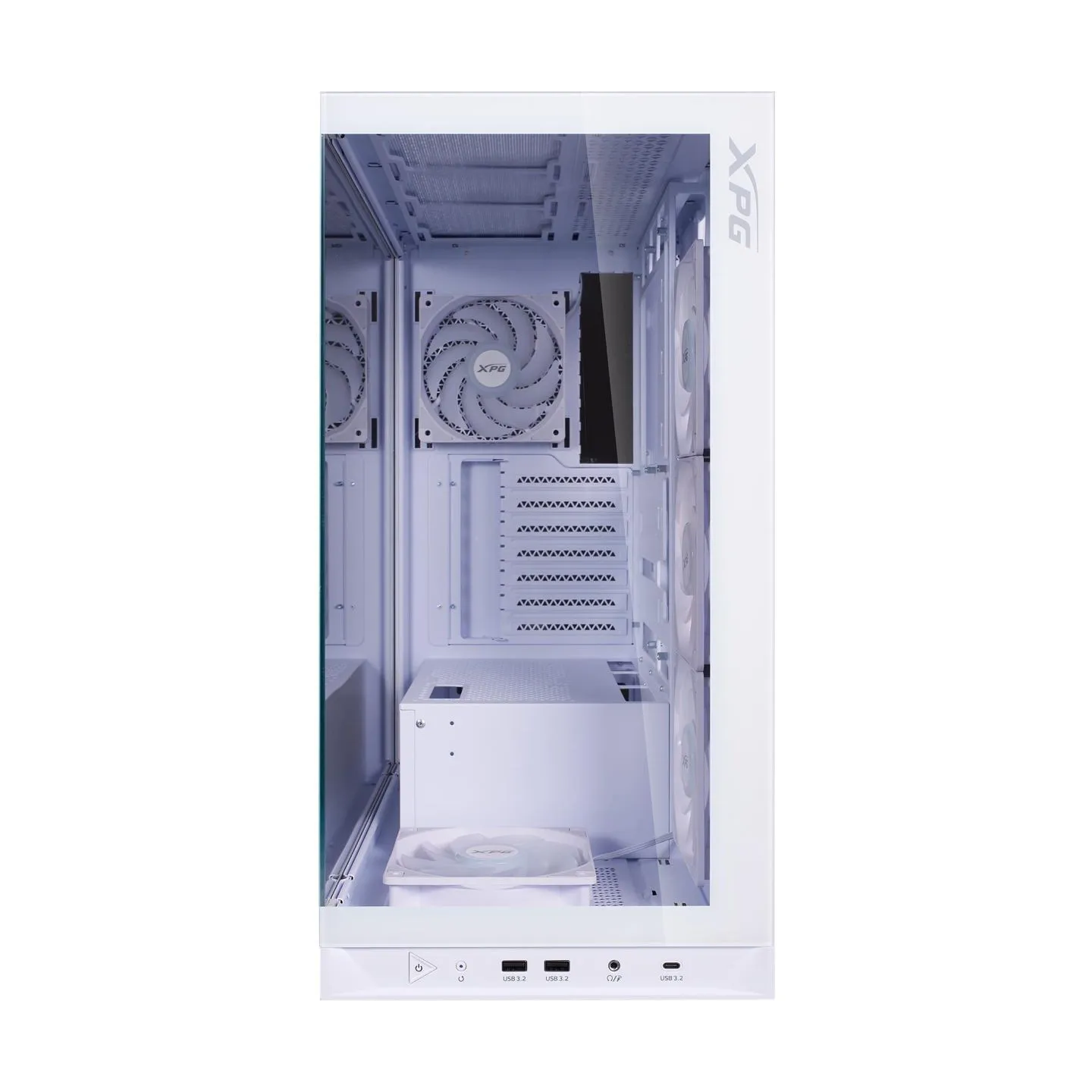 A-Data Case|ADATA|INVADER X BTF|MidiTower|Case product features Transparent panel|ATX|MicroATX|MiniITX|Colour White|INVADERXBTFM