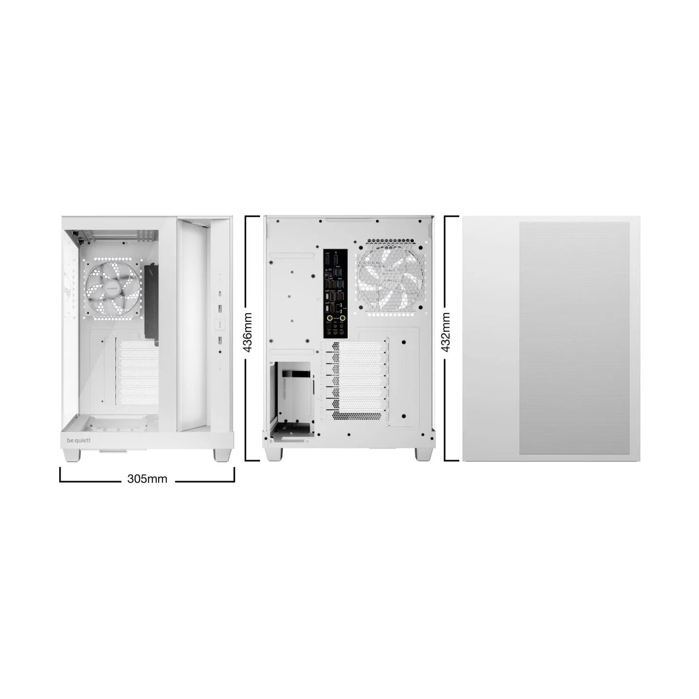 Be Quiet Light Base 500 LX White