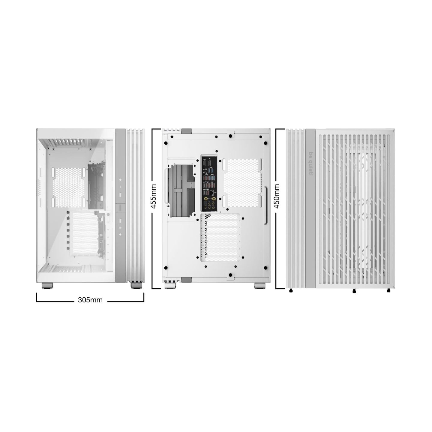Be Quiet Case Light Base 600 DX White