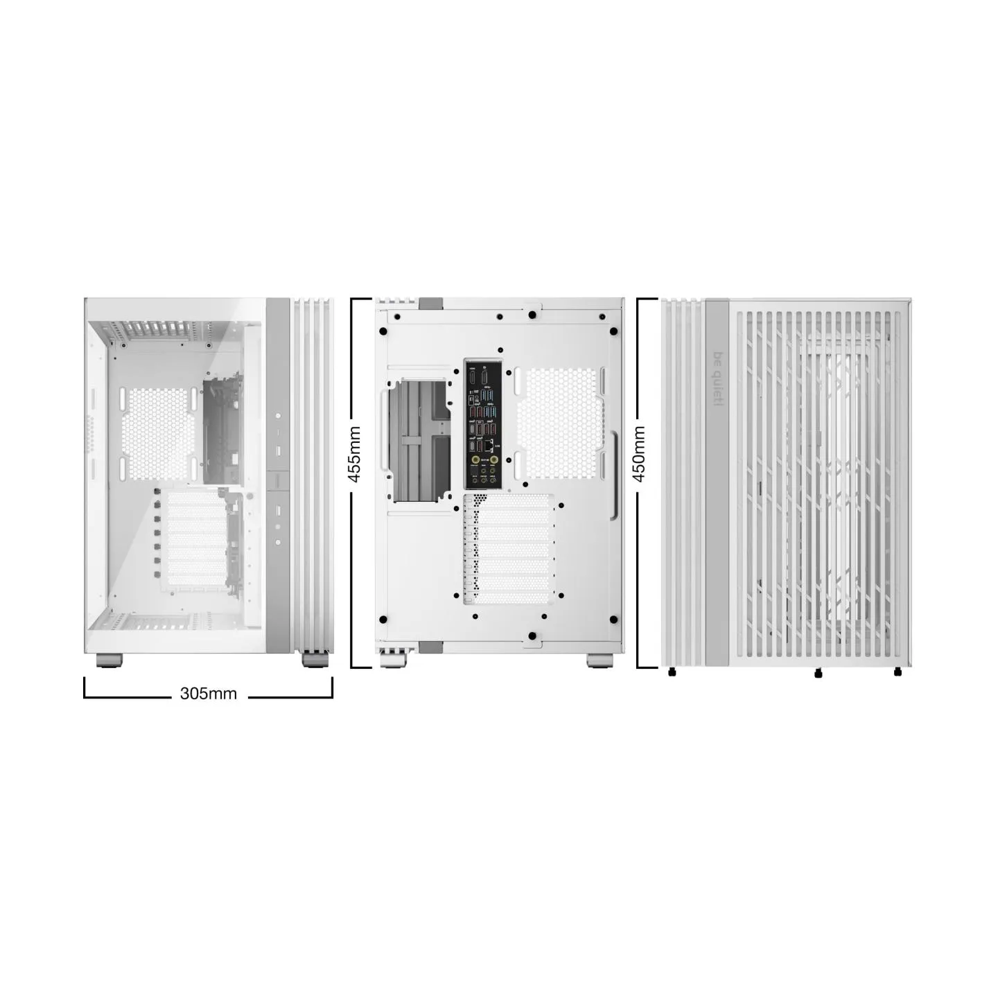 Be Quiet Case Light Base 600 DX White