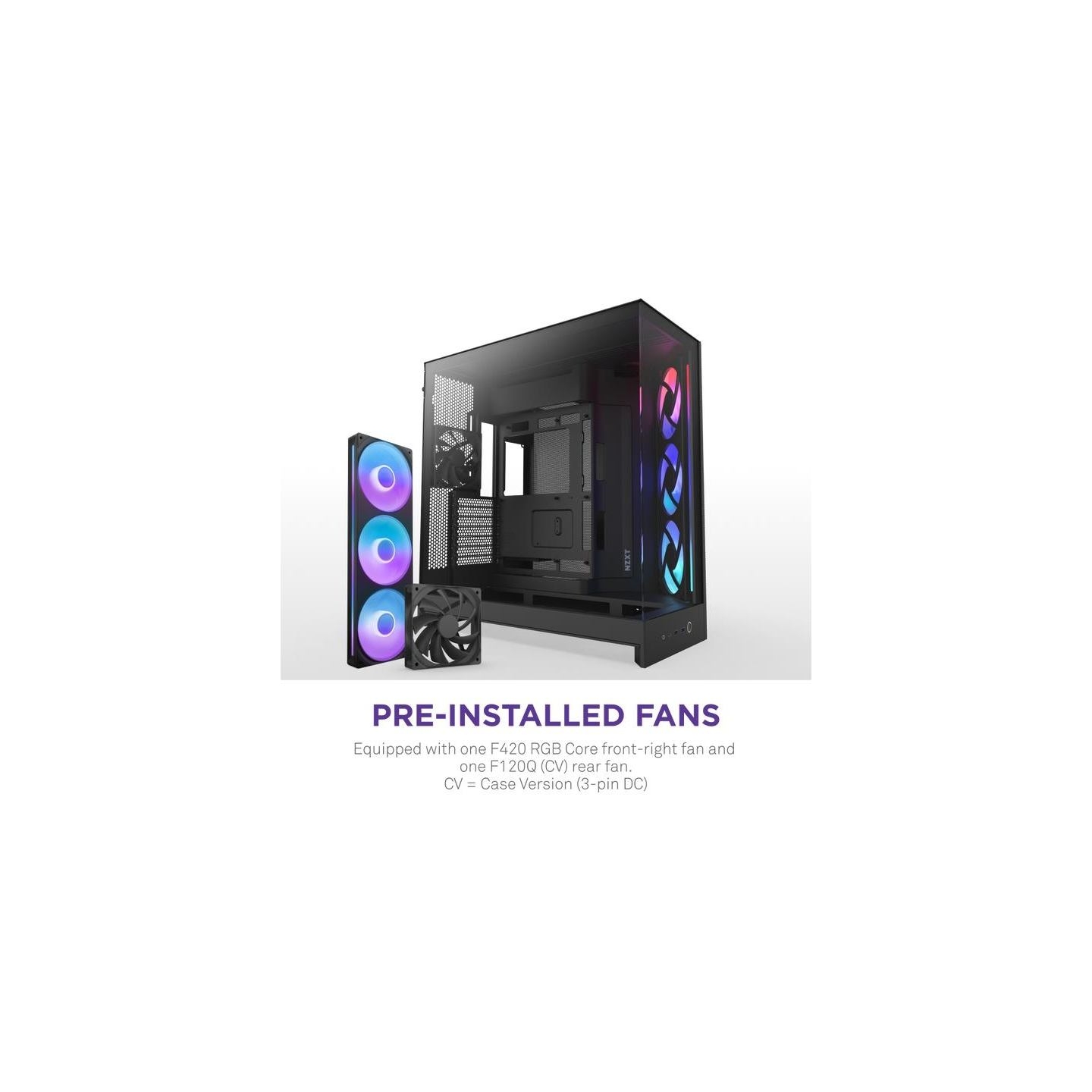 Nzxt PC case H9 Flow RGB 2025 black
