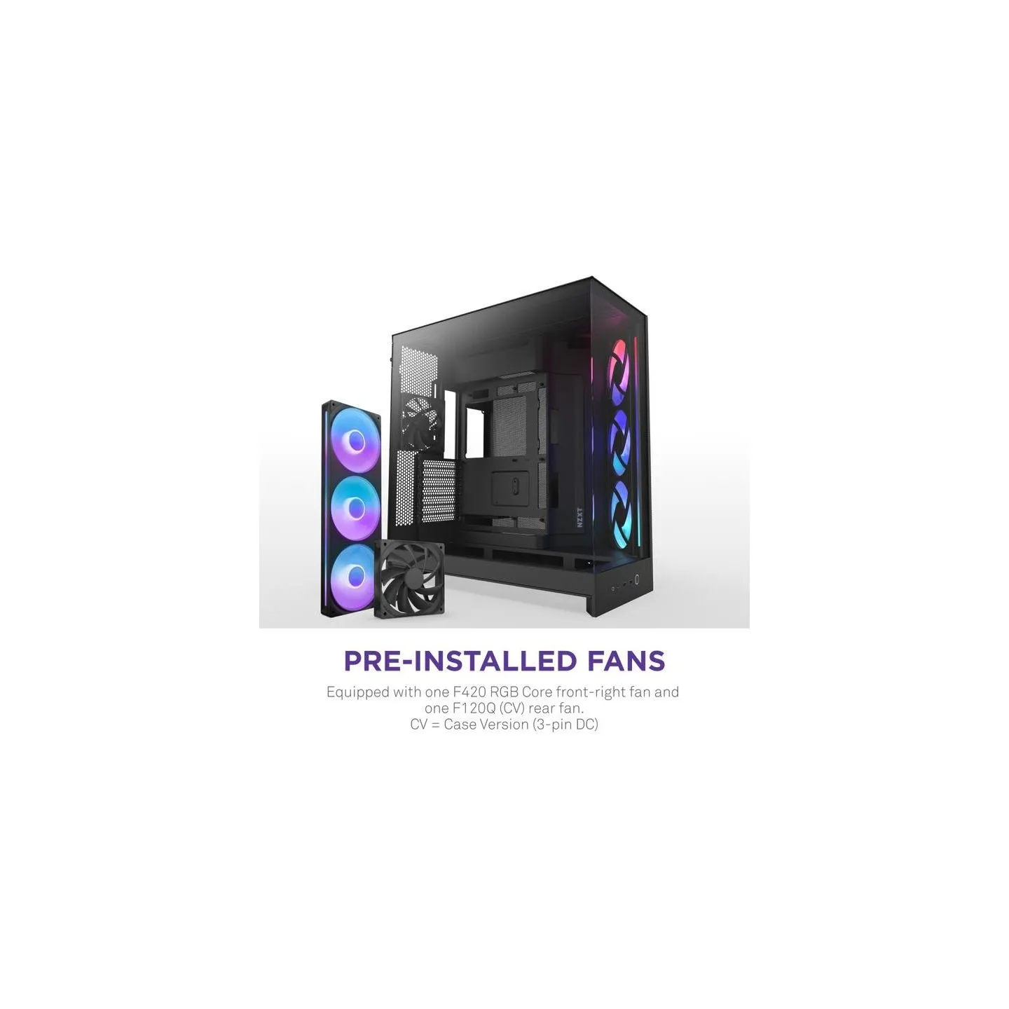 Nzxt PC case H9 Flow RGB 2025 black