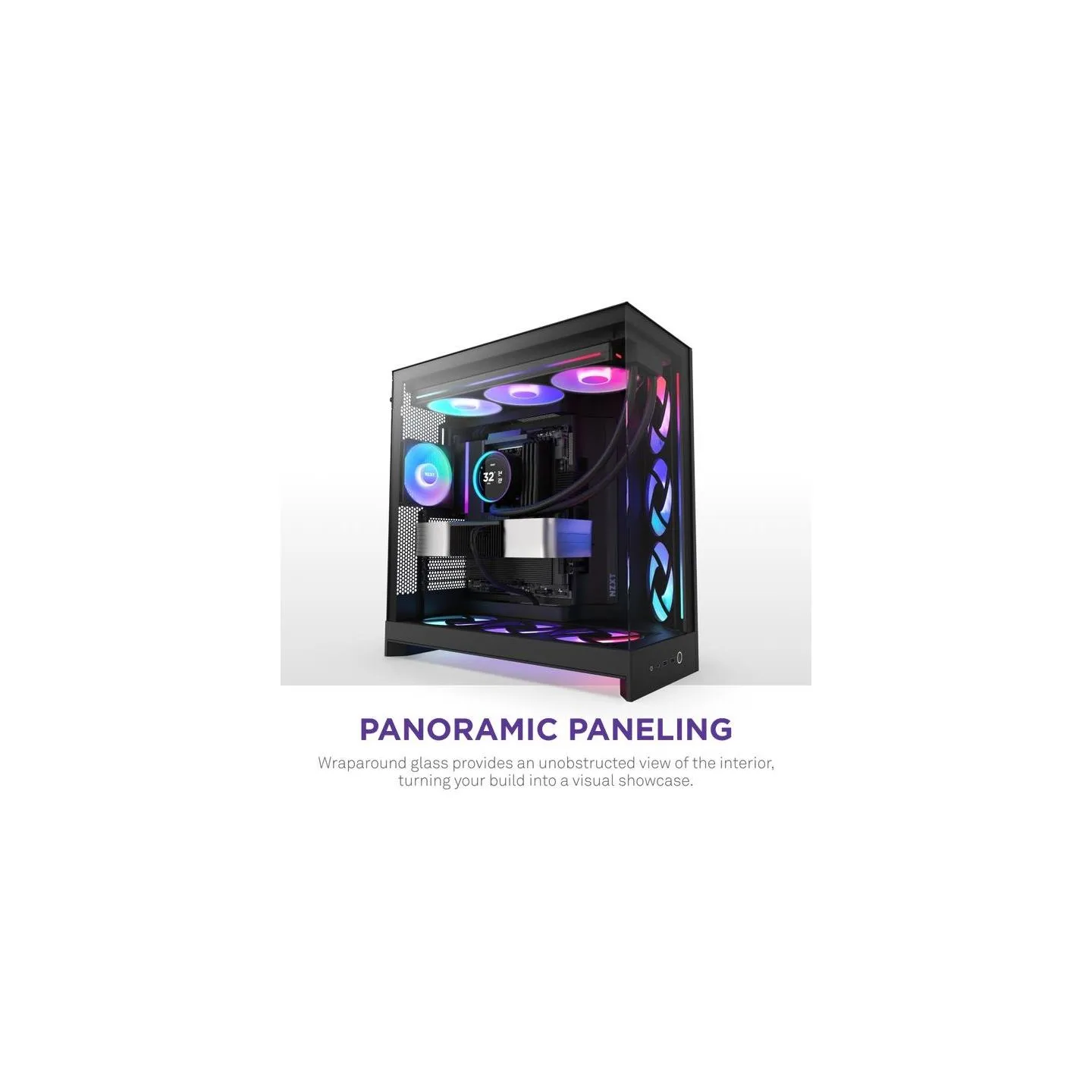 Nzxt PC case H9 Flow RGB 2025 black