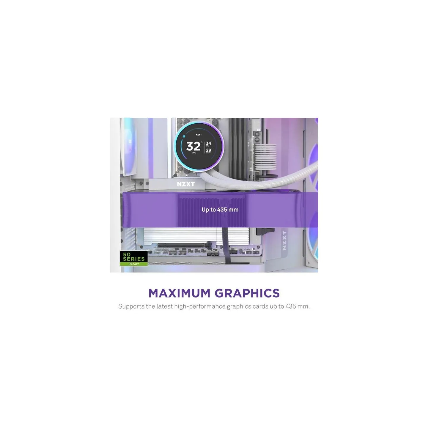 Nzxt PC case H9 Flow RGB 2025 white