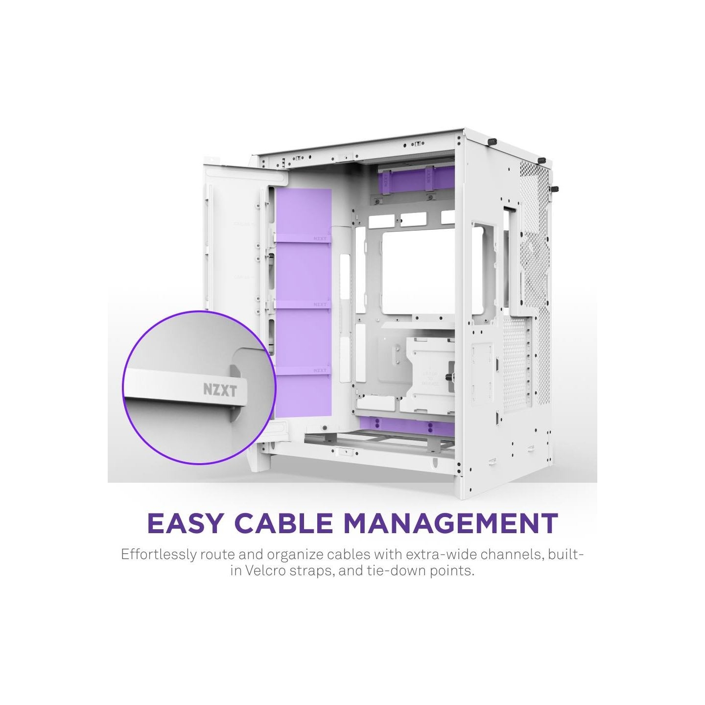 Nzxt PC case H9 Flow RGB 2025 white