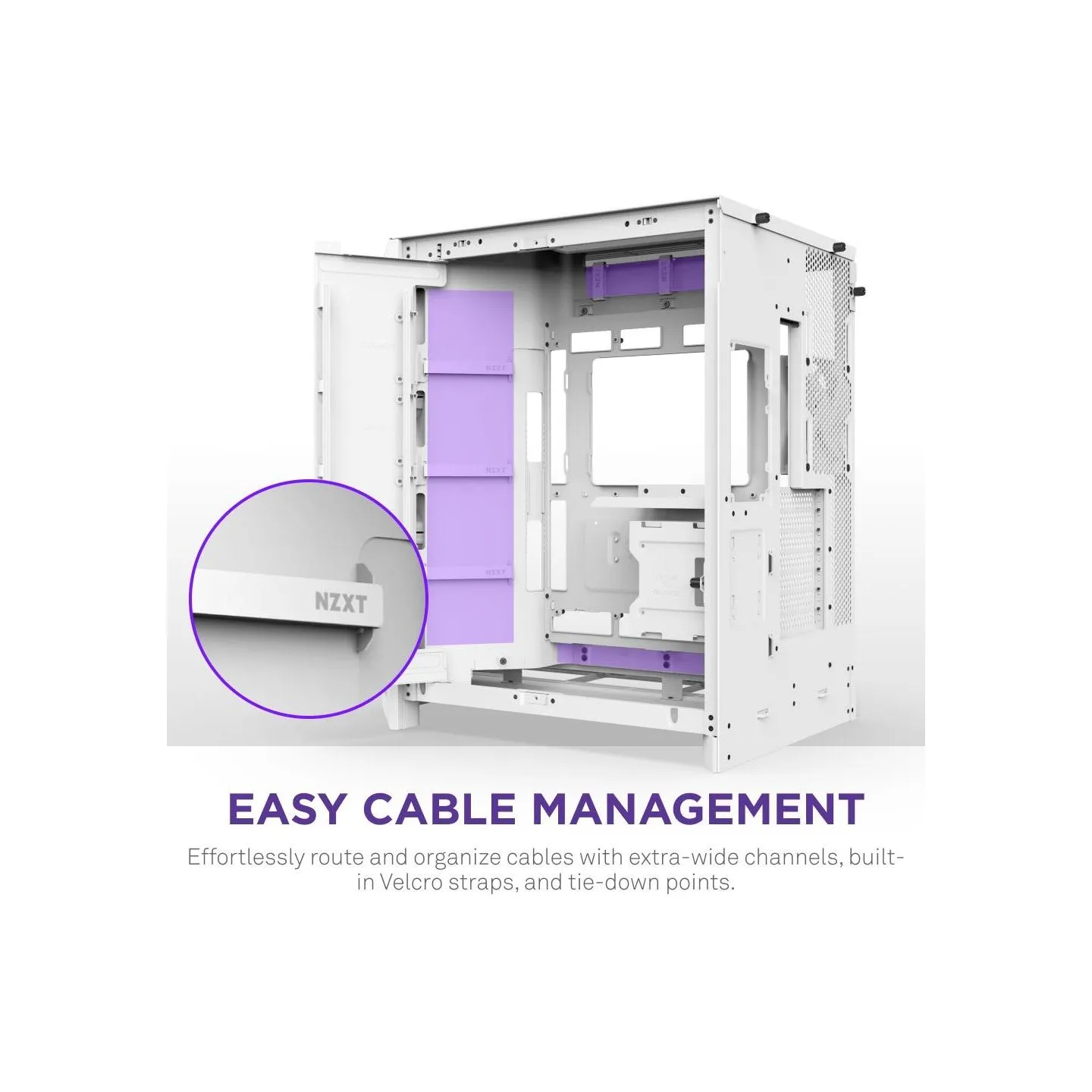 Nzxt PC case H9 Flow RGB 2025 white