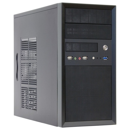 Chieftec Case|CHIEFTEC|MiniTower|MicroATX|Colour Black|CT-01B-OP