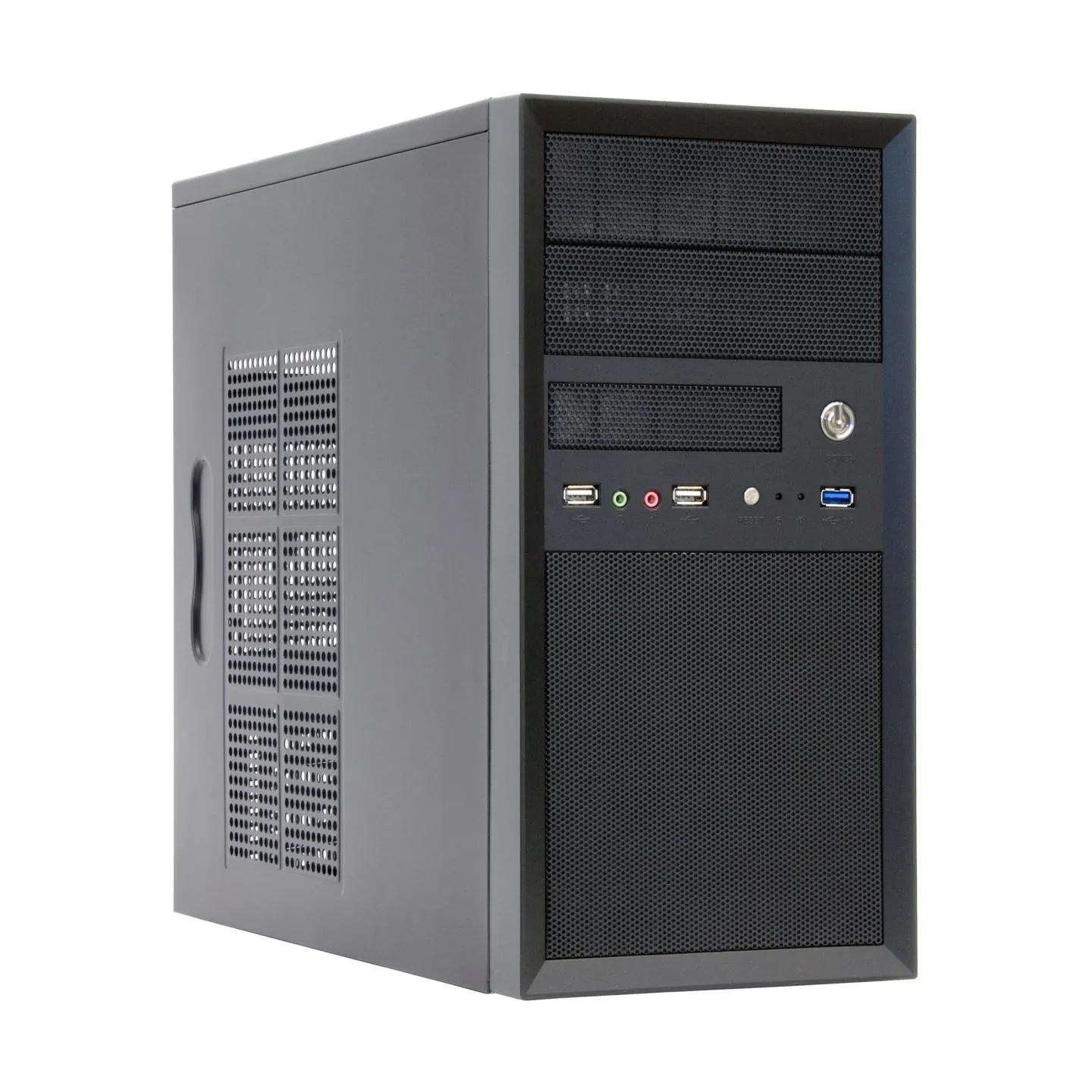Chieftec Case|CHIEFTEC|MiniTower|MicroATX|Colour Black|CT-01B-OP