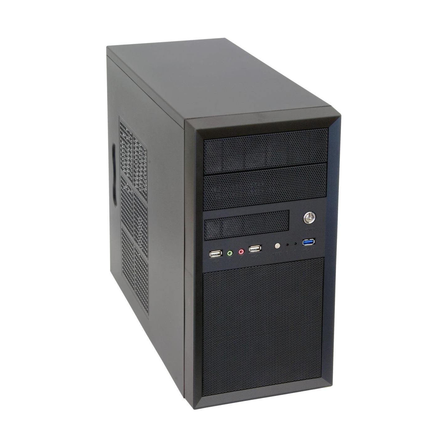 Chieftec Case|CHIEFTEC|MiniTower|MicroATX|Colour Black|CT-01B-OP