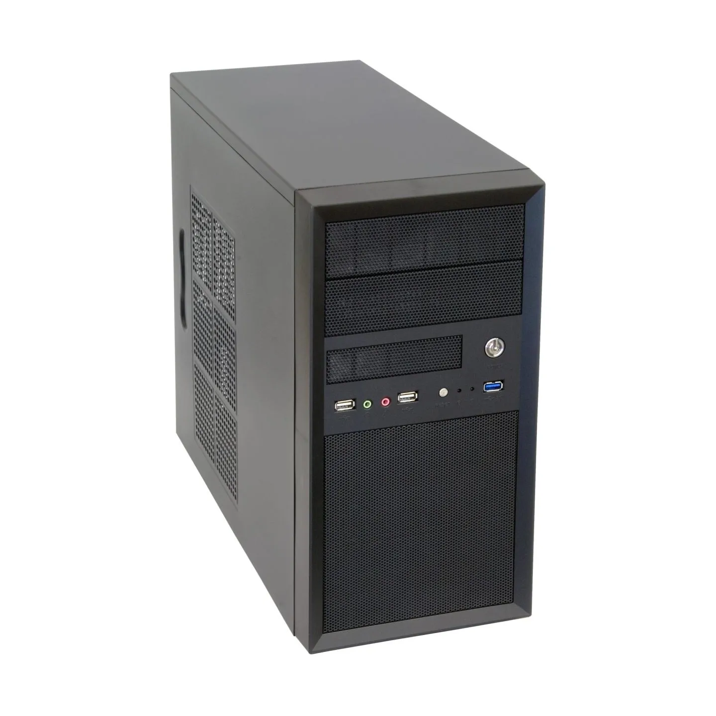 Chieftec Case|CHIEFTEC|MiniTower|MicroATX|Colour Black|CT-01B-OP