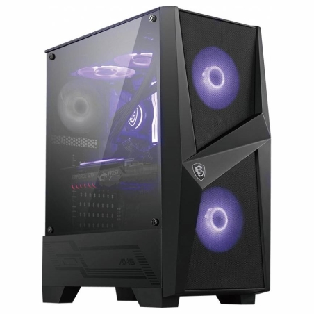 MSI Case|MSI|MAG FORGE 100M|MidiTower|Not included|ATX|MicroATX|MiniITX|Colour Black|MAGFORGE100M