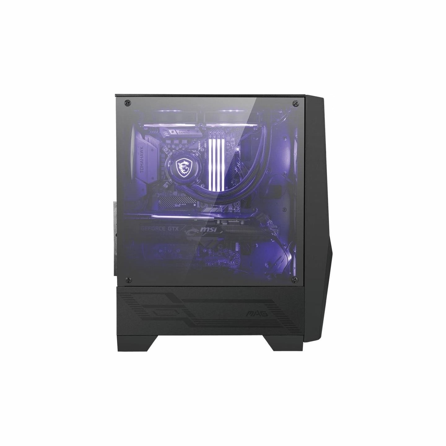 MSI Case|MSI|MAG FORGE 100M|MidiTower|Not included|ATX|MicroATX|MiniITX|Colour Black|MAGFORGE100M