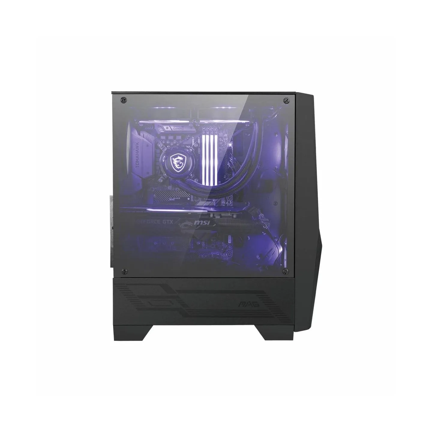 MSI Case|MSI|MAG FORGE 100M|MidiTower|Not included|ATX|MicroATX|MiniITX|Colour Black|MAGFORGE100M