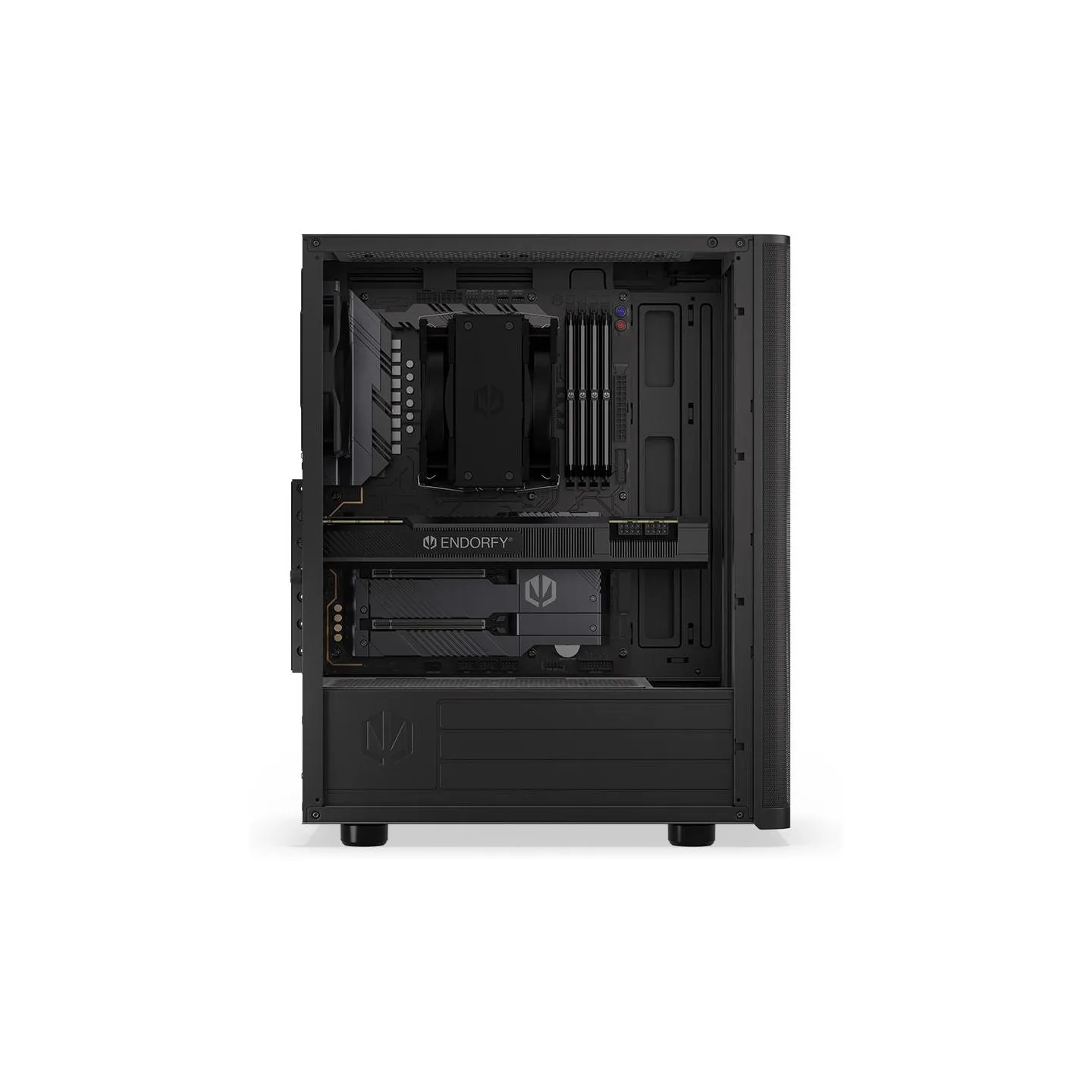 Endorfy Case|ENDORFY|Ventum 200 Solid|MidiTower|Not included|ATX|MicroATX|MiniITX|Colour Black|EY2A001