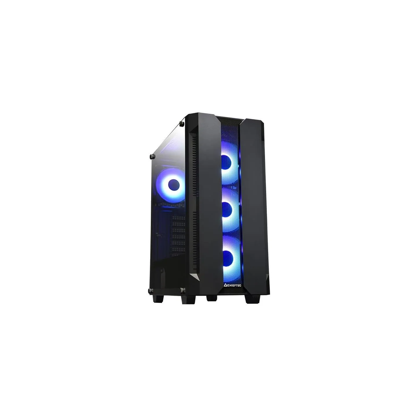 Chieftec Case|CHIEFTEC|HUNTER|MidiTower|Not included|ATX|MiniITX|Colour Black|GS-01B-OP