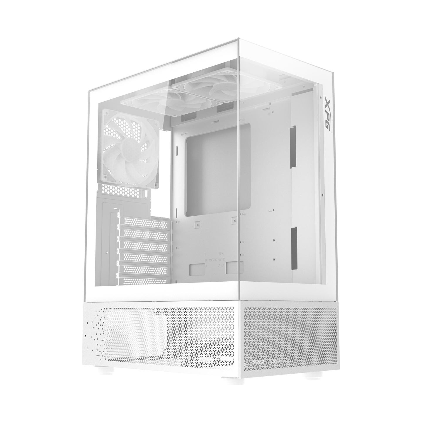 A-Data Case|ADATA|INVADER X MINI|MidiTower|Case product features Transparent panel|ATX|MicroATX|MiniITX|Colour White|INVADERXMIN