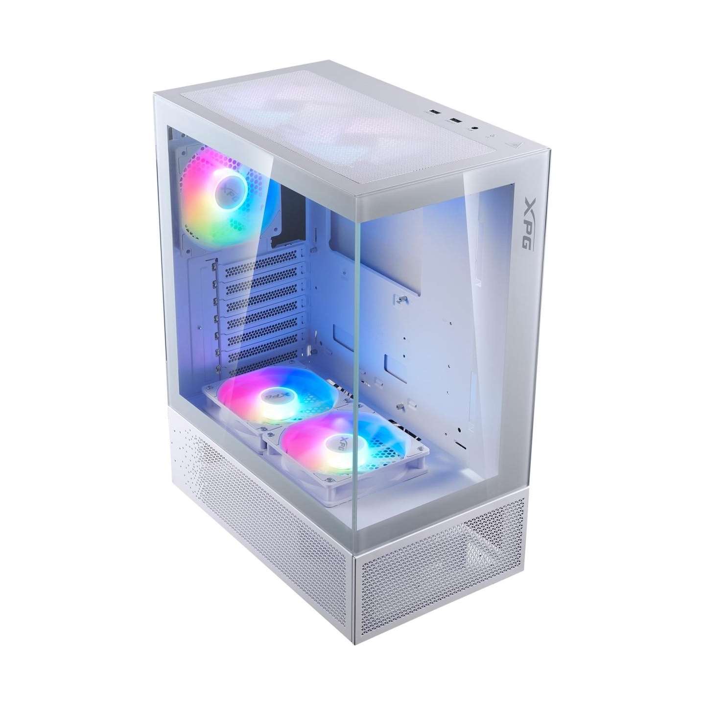 A-Data Case|ADATA|INVADER X MINI|MidiTower|Case product features Transparent panel|ATX|MicroATX|MiniITX|Colour White|INVADERXMIN