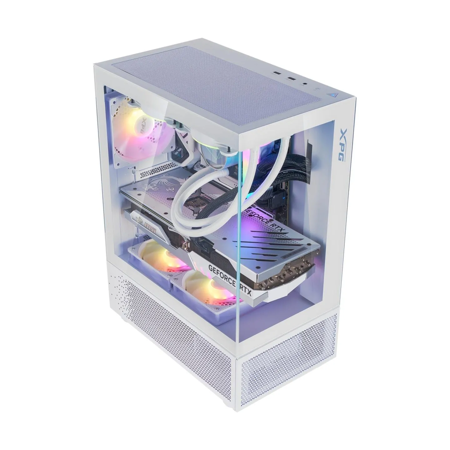 A-Data Case|ADATA|INVADER X MINI|MidiTower|Case product features Transparent panel|ATX|MicroATX|MiniITX|Colour White|INVADERXMIN