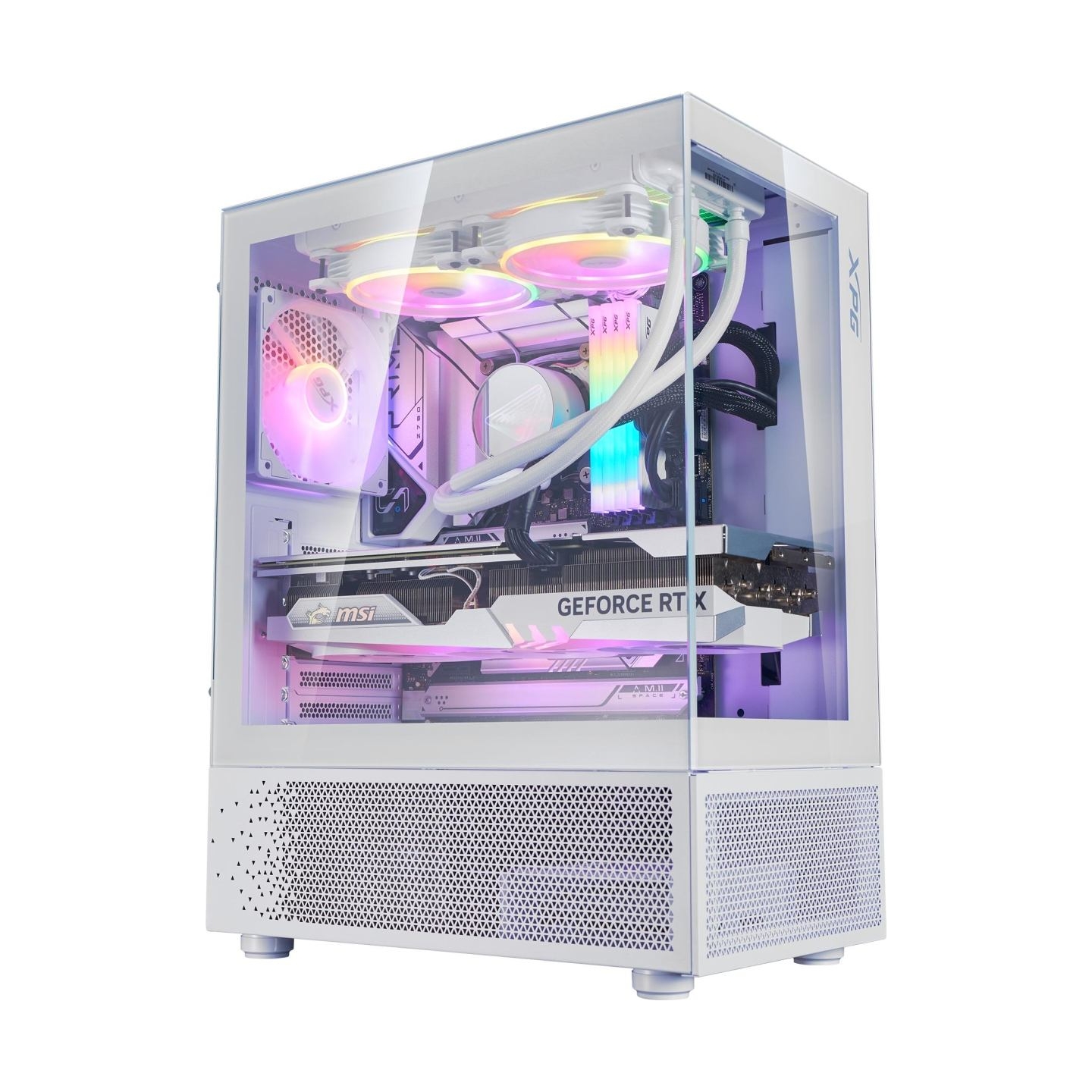A-Data Case|ADATA|INVADER X MINI|MidiTower|Case product features Transparent panel|ATX|MicroATX|MiniITX|Colour White|INVADERXMIN